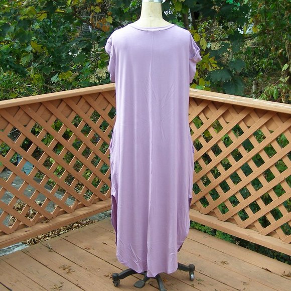 NWOT size L 10-12 JOLIE lavender lounge Maxi dress - Picture 4 of 11